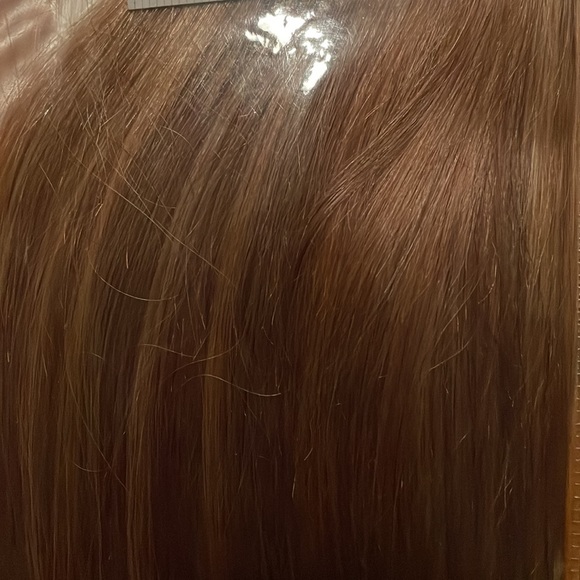 18 length human hair clip on extensions color F6/27/30 - Picture 3 of 3